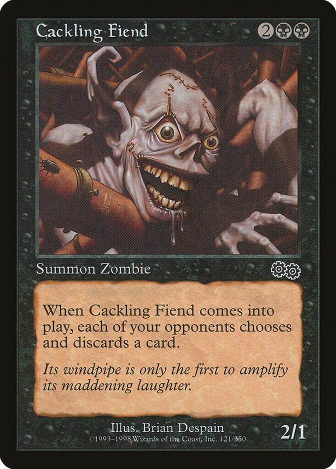 Cackling Fiend [Urza's Saga] 121