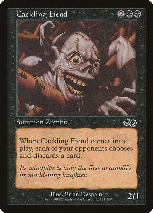 Cackling Fiend [Urza's Saga] 121