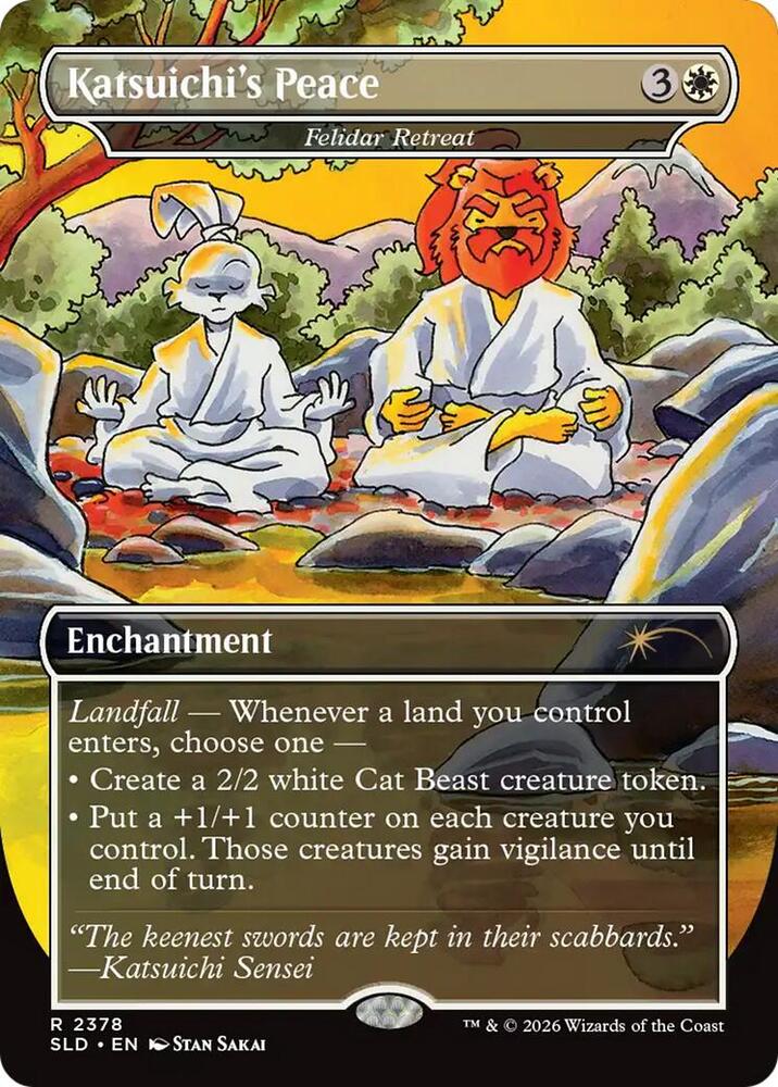 Katsuichi's Peace - Felidar Retreat [Secret Lair Drop Series] 2378