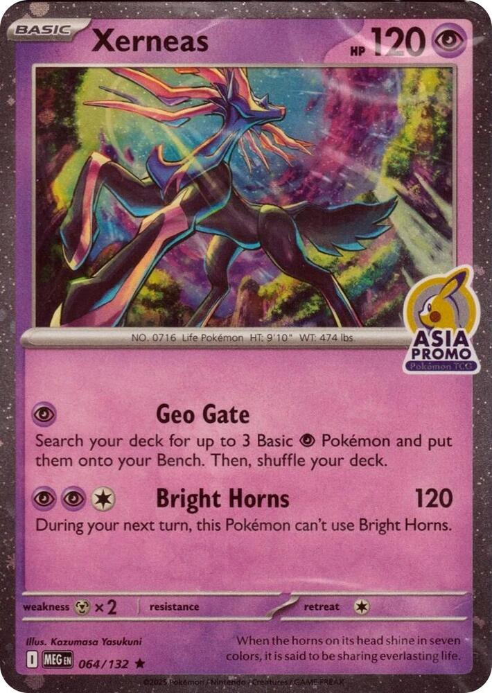 Xerneas (Asia Promo) [Miscellaneous Cards & Products] 064/132