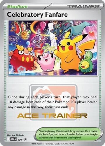 Celebratory Fanfare (Ace Trainer) [ME: Mega Evolution Promo] 028