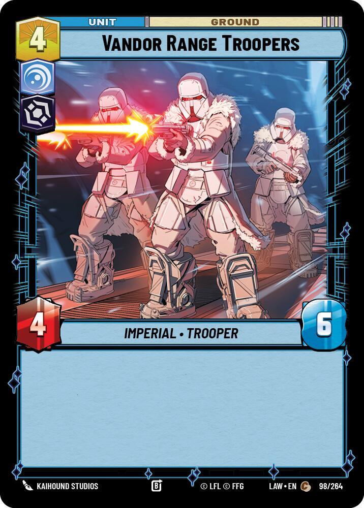 Vandor Range Troopers [A Lawless Time] 98/264
