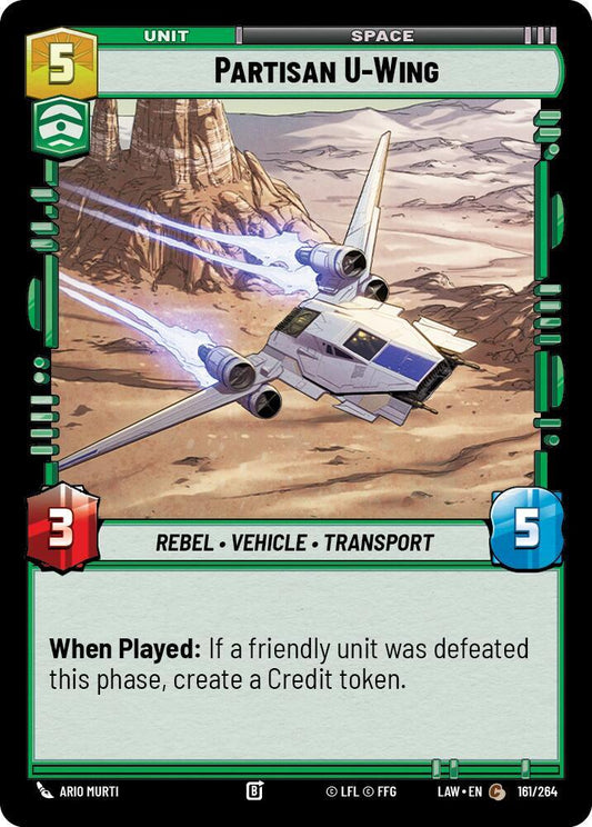 Partisan U-Wing [A Lawless Time] 161/264