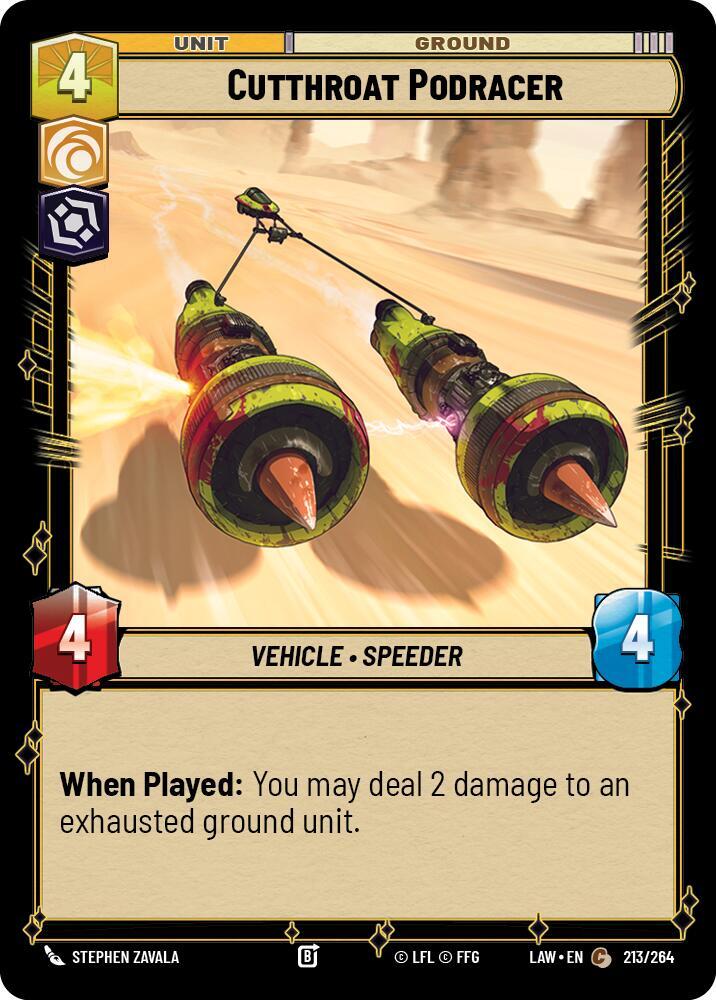 Cutthroat Podracer [A Lawless Time] 213/264