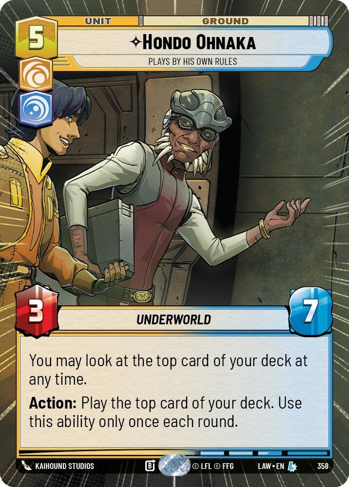 Hondo Ohnaka - Plays By His Own Rules (Hyperspace) [A Lawless Time] 358