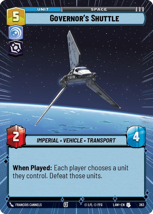 Governor's Shuttle (Hyperspace) [A Lawless Time] 363