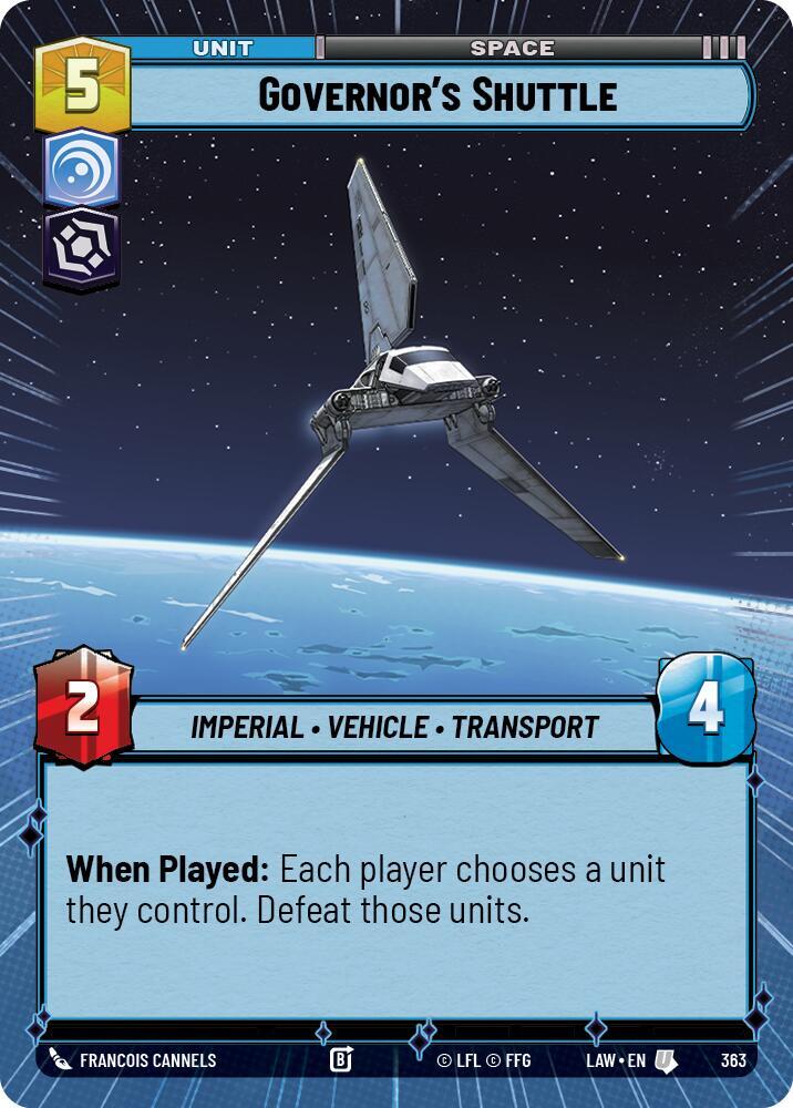 Governor's Shuttle (Hyperspace) [A Lawless Time] 363