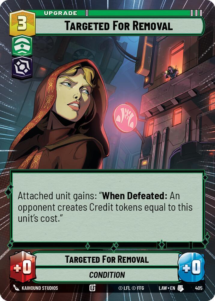 Targeted for Removal (Hyperspace) [A Lawless Time] 405