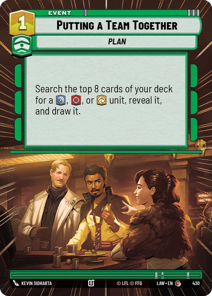 Putting a Team Together (Hyperspace) [A Lawless Time] 430
