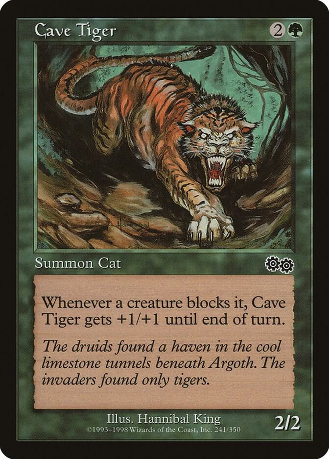 Cave Tiger [Urza's Saga] 241