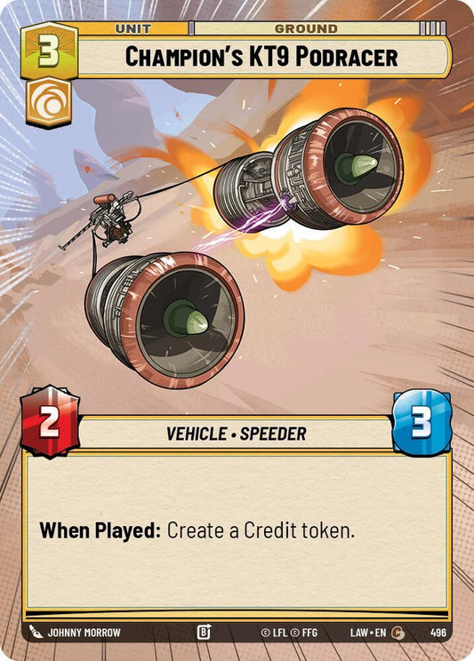 Champion's KT-9 Podracer (Hyperspace) [A Lawless Time] 496
