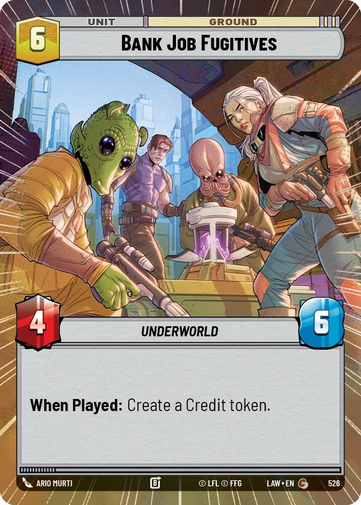 Bank Job Fugitives (Hyperspace) [A Lawless Time] 526