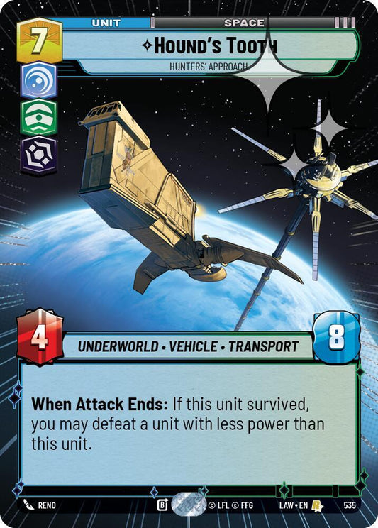 Hound's Tooth - Hunters' Approach (Hyperspace Foil) [A Lawless Time] 535