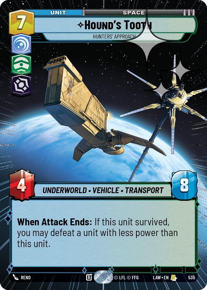 Hound's Tooth - Hunters' Approach (Hyperspace Foil) [A Lawless Time] 535