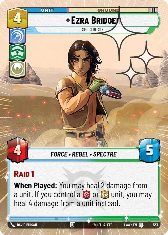 Ezra Bridger - Spectre Six (Hyperspace Foil) [A Lawless Time] 537