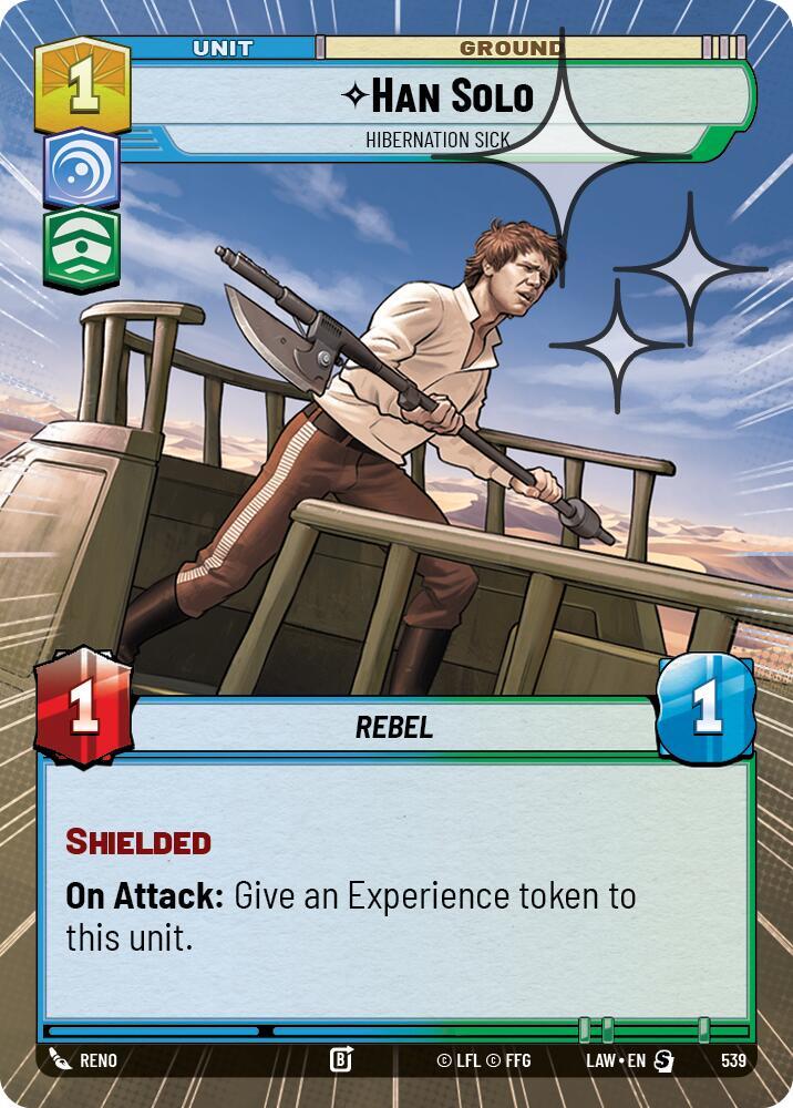 Han Solo - Hibernation Sick (Hyperspace Foil) [A Lawless Time] 539