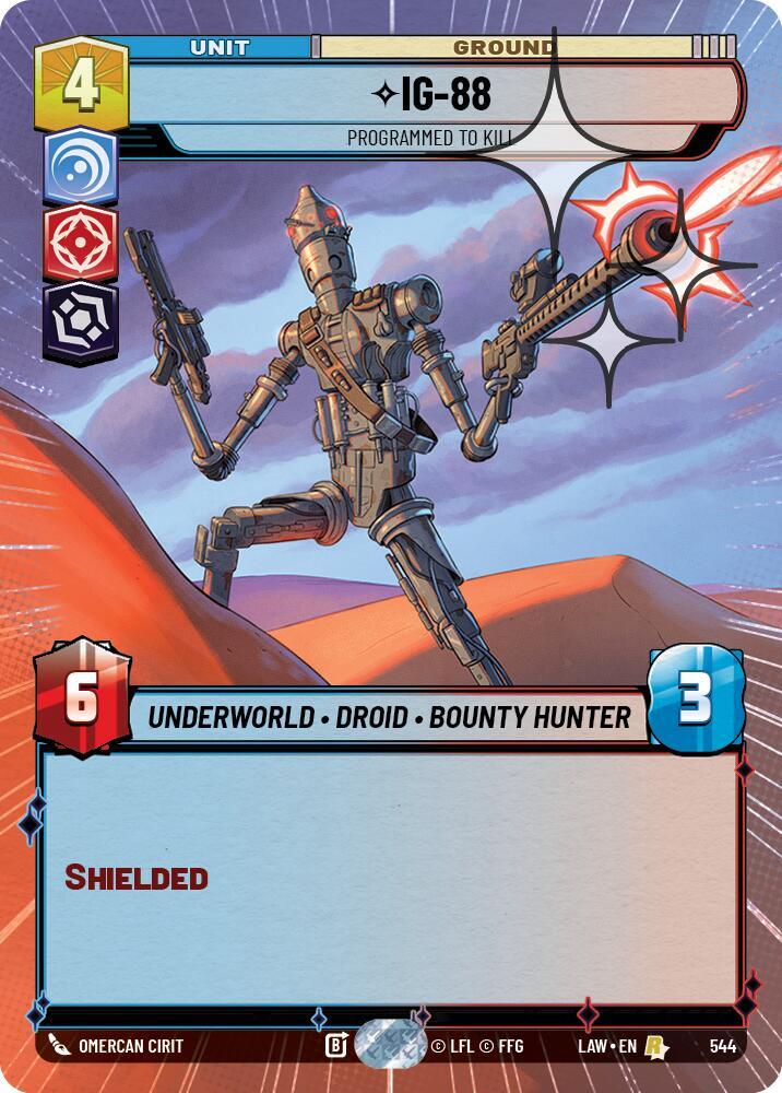 IG-88 - Programmed to Kill (Hyperspace Foil) [A Lawless Time] 544