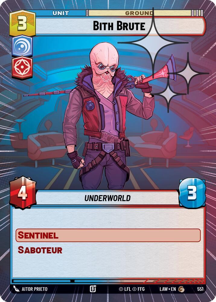 Bith Brute (Hyperspace Foil) [A Lawless Time] 551