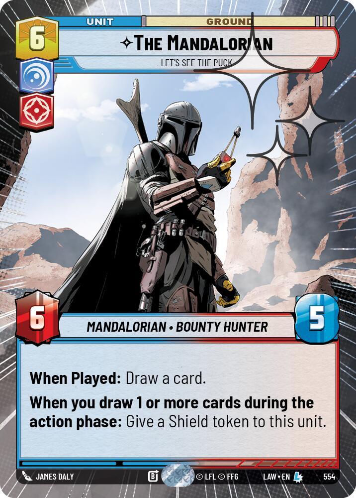 The Mandalorian - Let's See The Puck (Hyperspace Foil) [A Lawless Time] 554