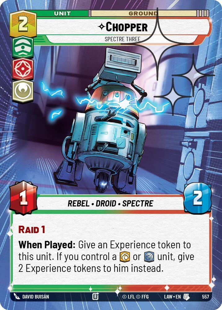 Chopper - Spectre Three (Hyperspace Foil) [A Lawless Time] 557