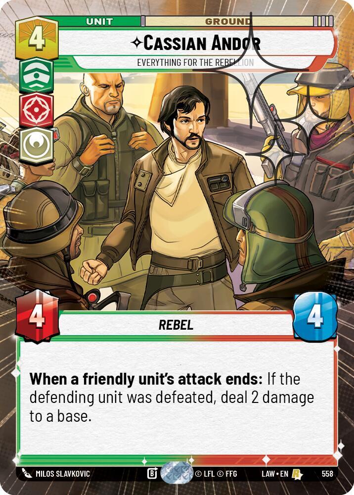 Cassian Andor - Everything for the Rebellion (Hyperspace Foil) [A Lawless Time] 558