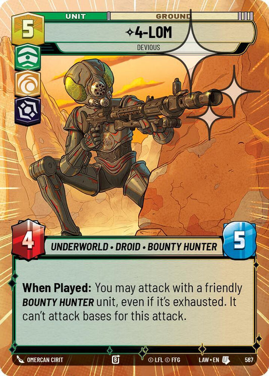 4-LOM - Devious (Hyperspace Foil) [A Lawless Time] 567