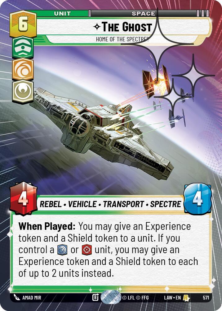 The Ghost - Home of the Spectres (Hyperspace Foil) [A Lawless Time] 571
