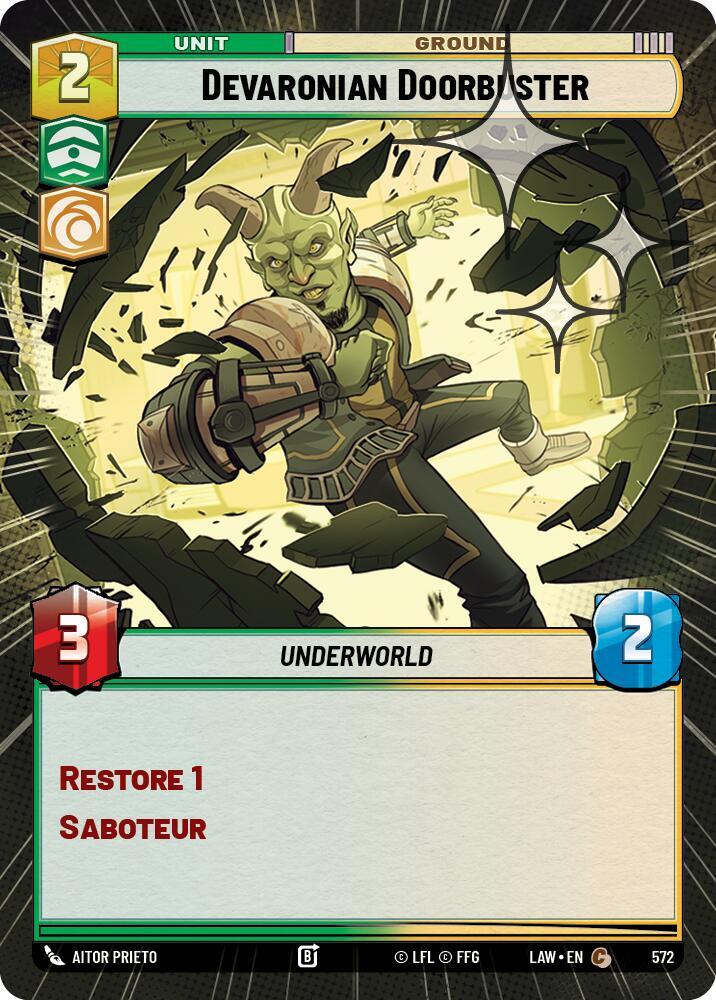 Devaronian Doorbuster (Hyperspace Foil) [A Lawless Time] 572