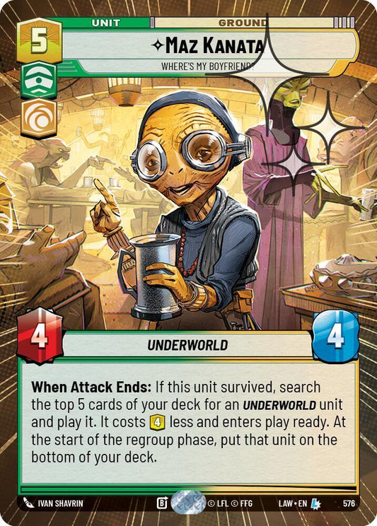 Maz Kanata - Where's My Boyfriend? (Hyperspace Foil) [A Lawless Time] 576