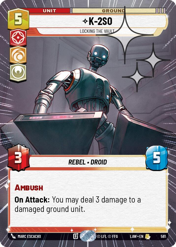 K-2S0 - Locking the Vault (Hyperspace Foil) [A Lawless Time] 581