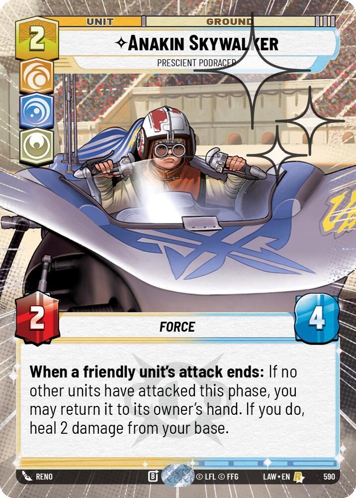 Anakin Skywalker - Prescient Podracer (Hyperspace Foil) [A Lawless Time] 590