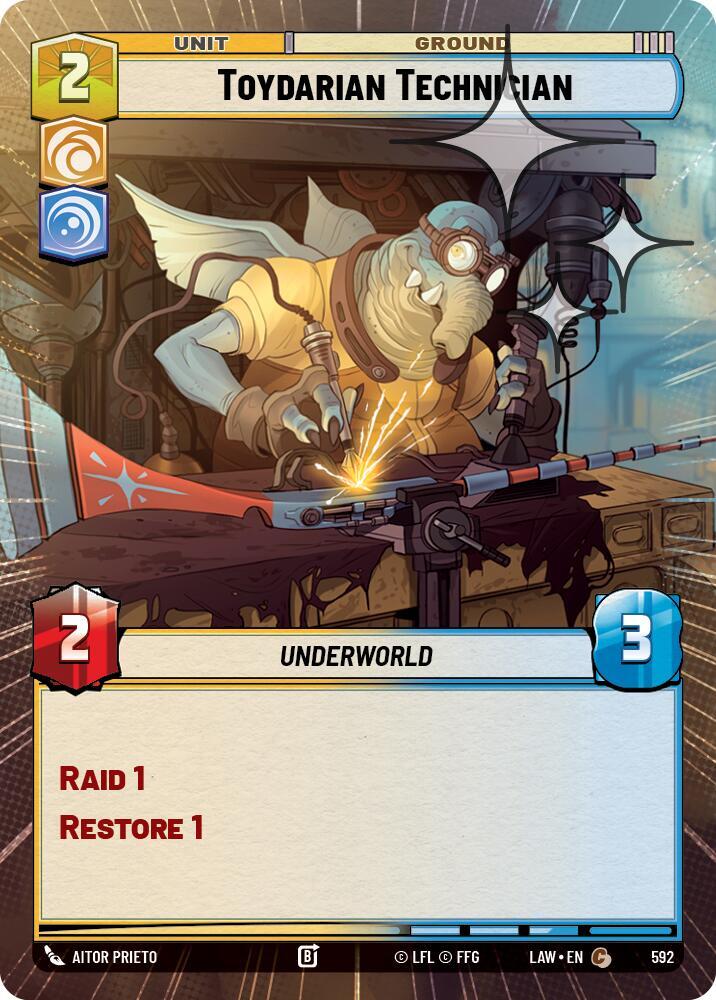 Toydarian Technician (Hyperspace Foil) [A Lawless Time] 592