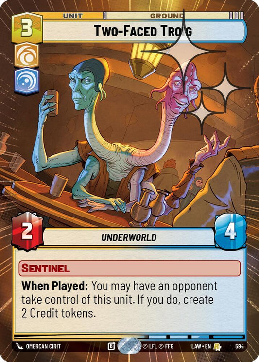 Two-Faced Troig (Hyperspace Foil) [A Lawless Time] 594