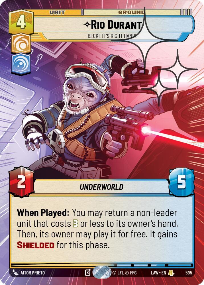 Rio Durant - Beckett's Right Hands (Hyperspace Foil) [A Lawless Time] 595
