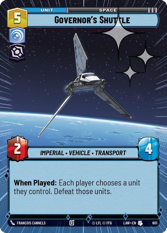 Governor's Shuttle (Hyperspace Foil) [A Lawless Time] 601