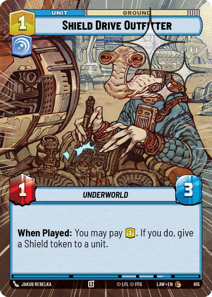 Shield Drive Outfitter (Hyperspace Foil) [A Lawless Time] 615