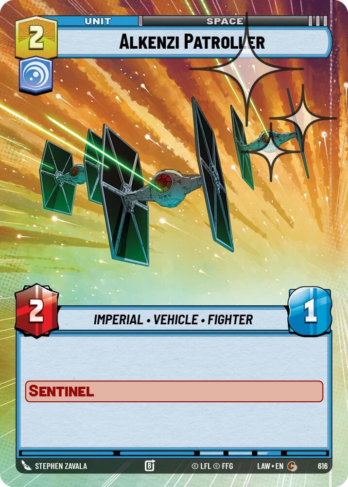 Alkenzi Patroller (Hyperspace Foil) [A Lawless Time] 616