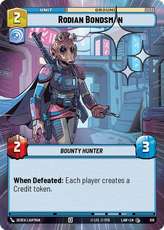 Rodian Bondsman (Hyperspace Foil) [A Lawless Time] 618