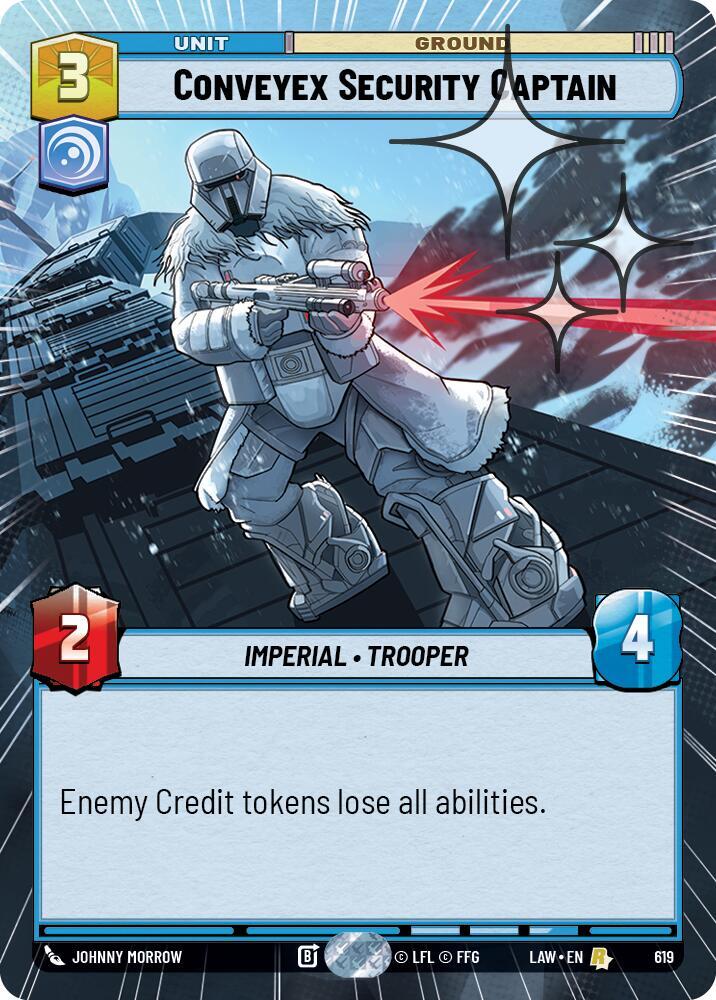 Conveyex Security Captain (Hyperspace Foil) [A Lawless Time] 619