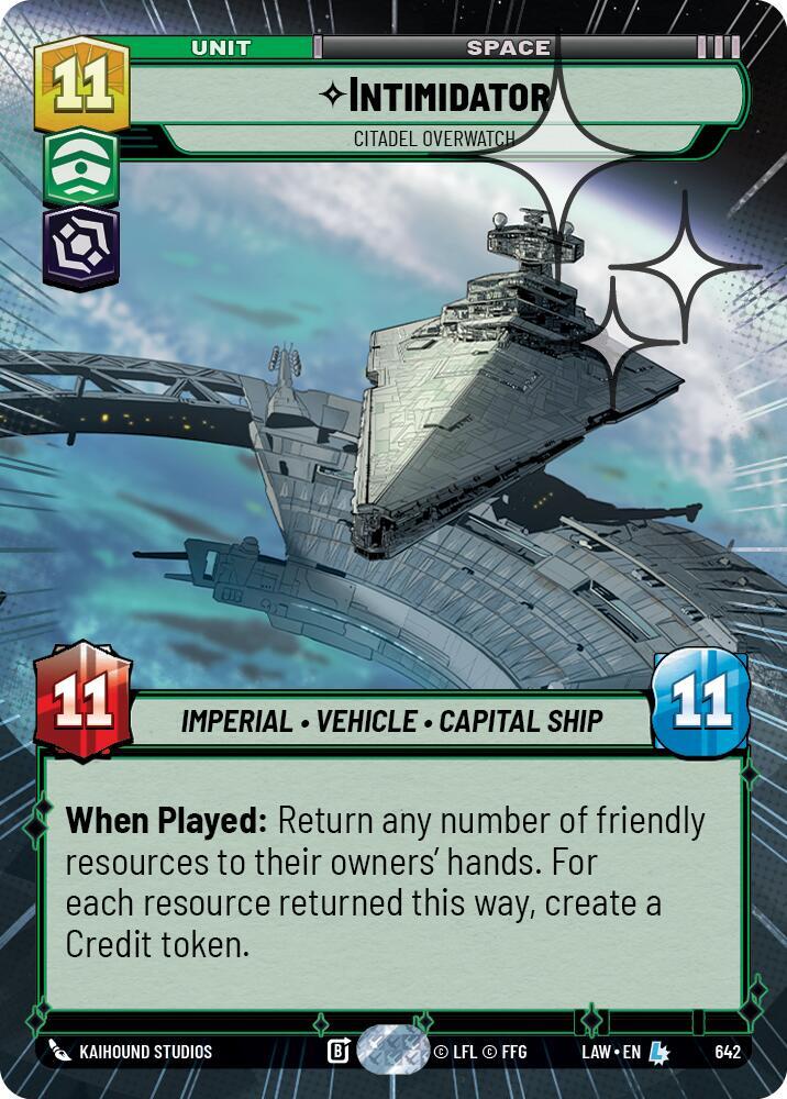 Intimidator - Citadel Overwatch (Hyperspace Foil) [A Lawless Time] 642