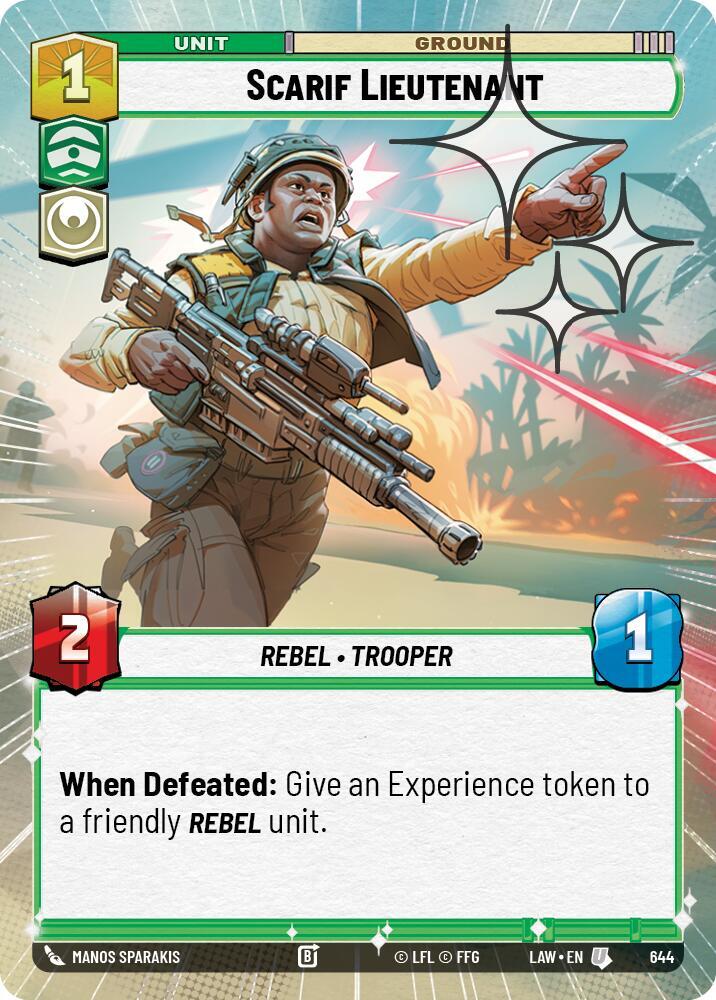 Scarif Lieutenant (Hyperspace Foil) [A Lawless Time] 644