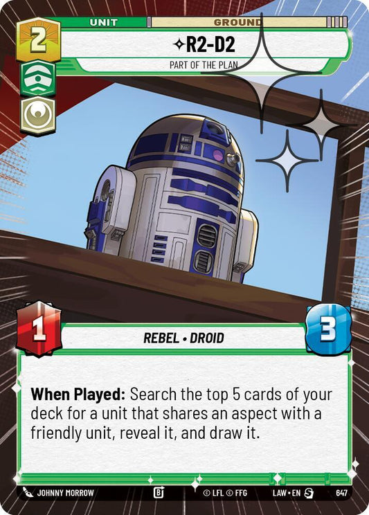 R2-D2 - Part of the Plan (Hyperspace Foil) [A Lawless Time] 647