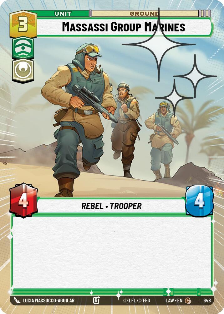 Massassi Group Marines (Hyperspace Foil) [A Lawless Time] 648