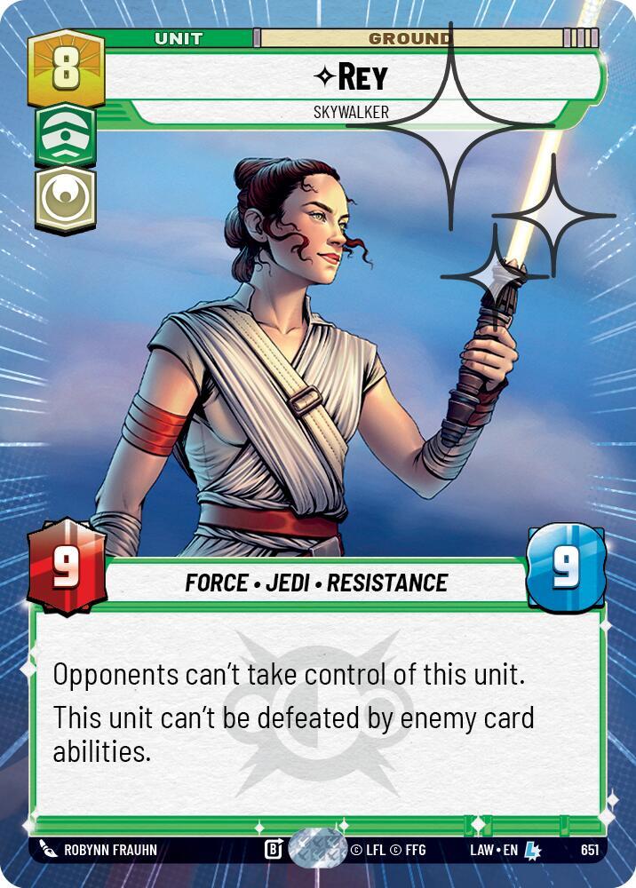 Rey - Skywalker (Hyperspace Foil) [A Lawless Time] 651