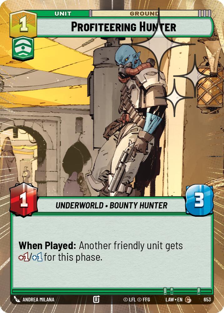 Profiteering Hunter (Hyperspace Foil) [A Lawless Time] 653