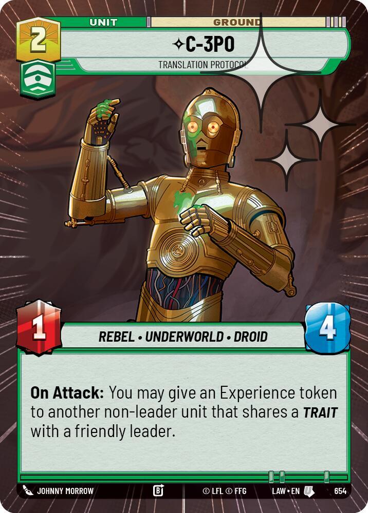 C-3PO - Translation Protocol (Hyperspace Foil) [A Lawless Time] 654