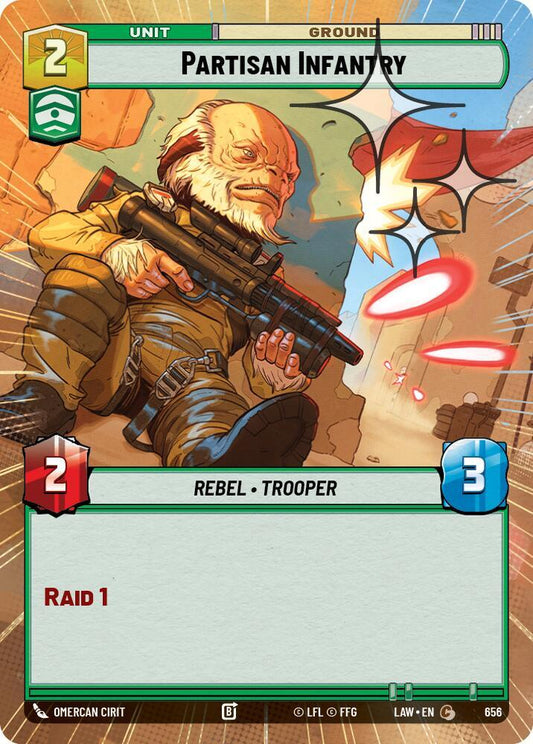 Partisan Infantry (Hyperspace Foil) [A Lawless Time] 656