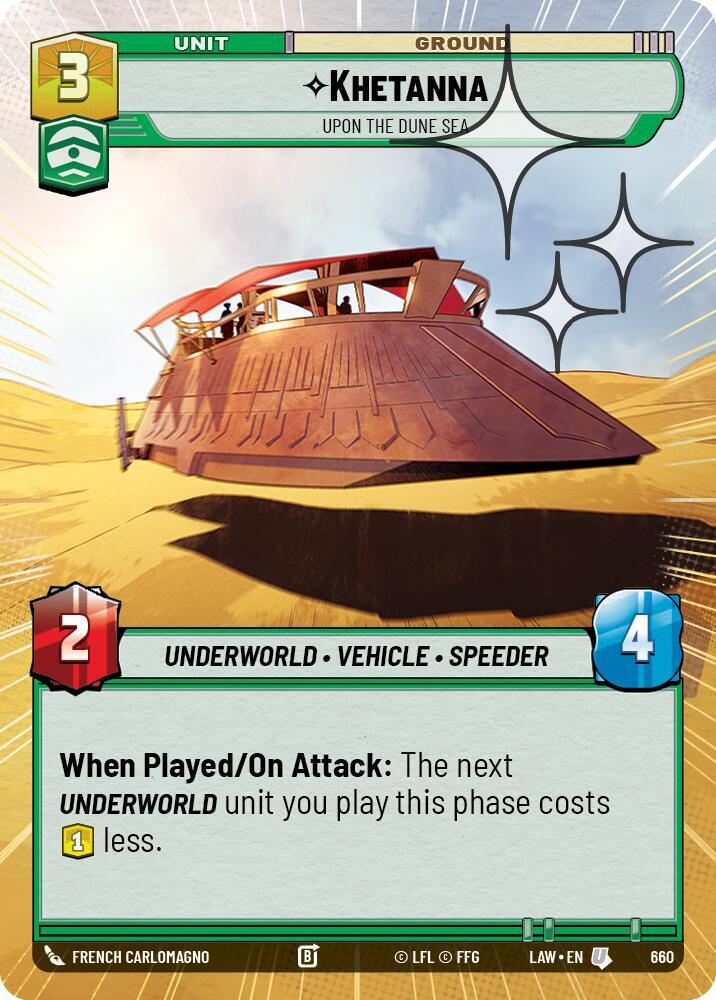 Khetanna - Upon the Dune Sea (Hyperspace Foil) [A Lawless Time] 660