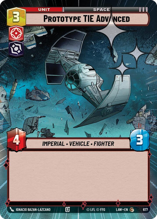 Prototype TIE Advanced (Hyperspace Foil) [A Lawless Time] 677