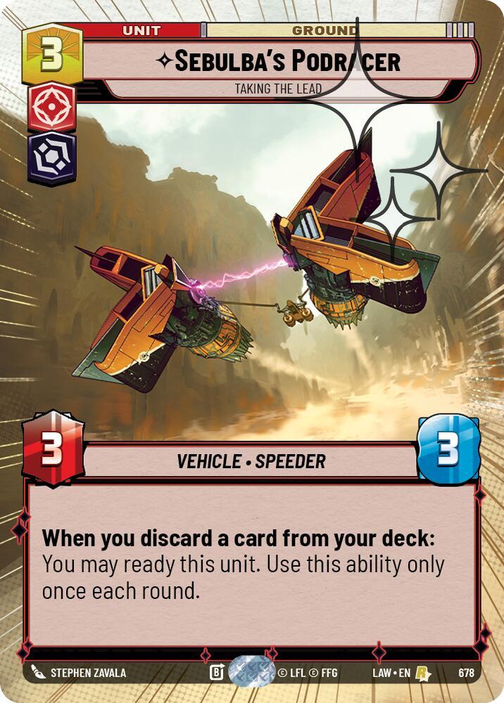 Sebulba's Podracer - Taking the Lead (Hyperspace Foil) [A Lawless Time] 678